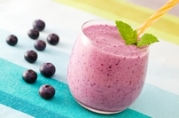 Smoothie cu afine si banane