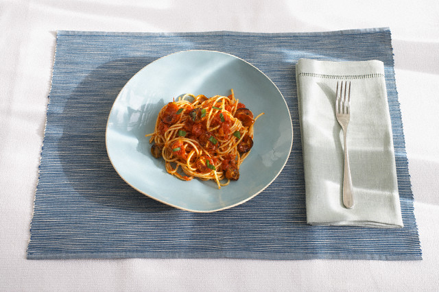 Paste cu pui mediteranean