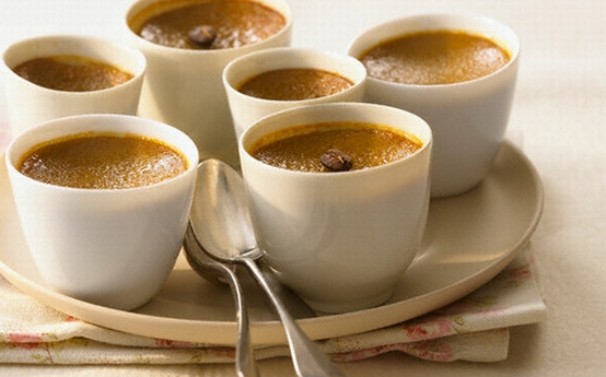 Crema de cafea in bain-marie