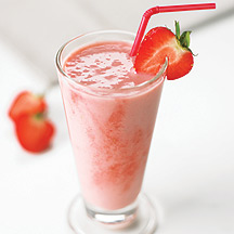 Smoothie de capsuni cu iaurt