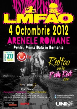 Concert LMFAO la Arenele Romane din Bucuresti