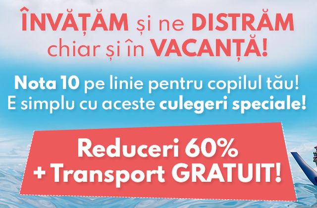 Cum pastram mintea copiilor activa in vacanta: Culegeri si fise interactive pentru disciplinele de baza din scoala