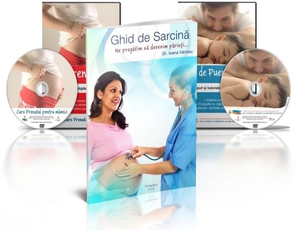 Ghid de Sarcina, Curs prenatal pentru gravide si Curs de puericultura pentru tatici!