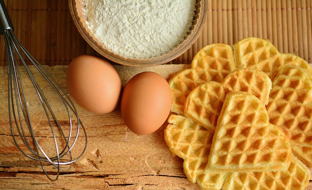 Waffle cu spanac - 3 retete sanatoase pentru copii