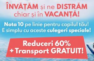 Cum pastram mintea copiilor activa in vacanta: Culegeri si fise interactive pentru disciplinele de baza din scoala