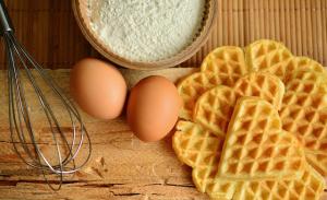 Waffle cu spanac - 3 retete sanatoase pentru copii